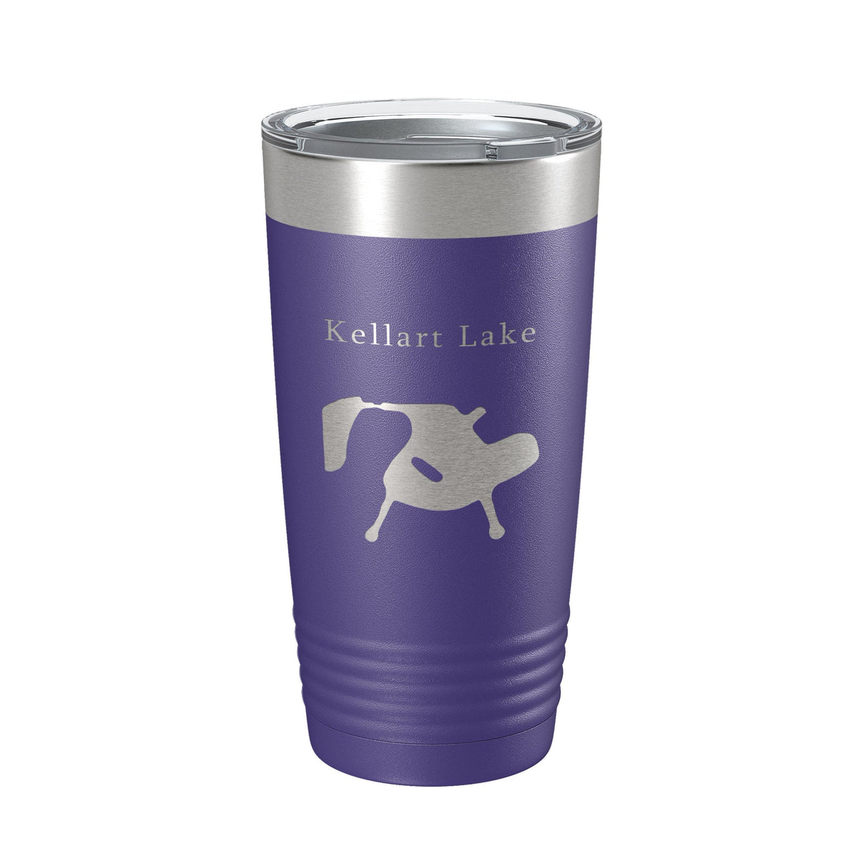 Kellart Lake Map Tumbler Travel Mug Insulated Laser Engraved Coffee Cup Illinois 20 oz-15