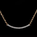 Danielle Curve Bar Necklace-0