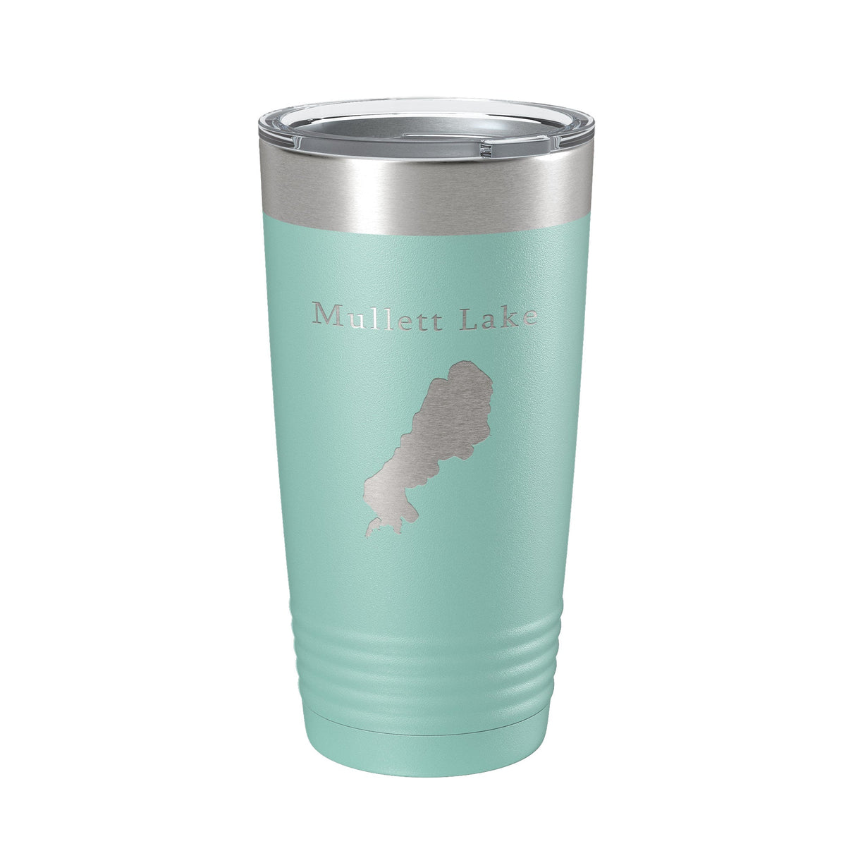 Mullett Lake Map Tumbler Travel Mug Insulated Laser Engraved Coffee Cup Michigan 20 oz-12