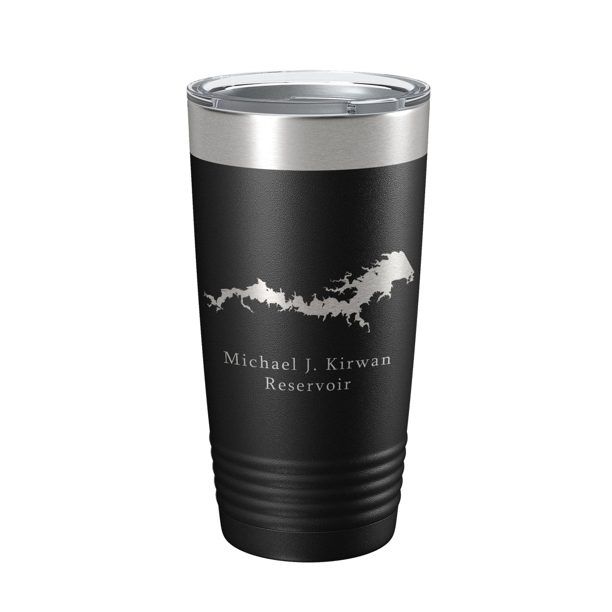 Michael J. Kirwan Reservoir Tumbler Lake Map Travel Mug Insulated Laser Engraved Coffee Cup Ohio 20 oz-5