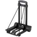 Foldable Trolly Dolly Cart - Carry up to 65 Lbs. (Black)-0