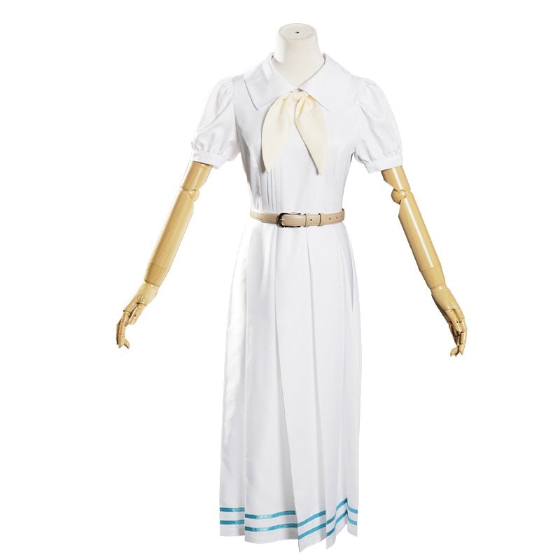 Beastars Haru cosplay costume dress, women's white rabbit Japanese school uniform outfit — view 3
