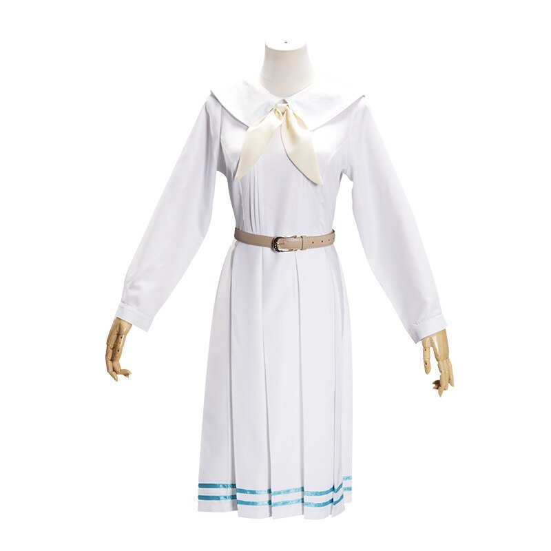 Beastars Haru cosplay costume dress, women's white rabbit Japanese school uniform outfit — view 4