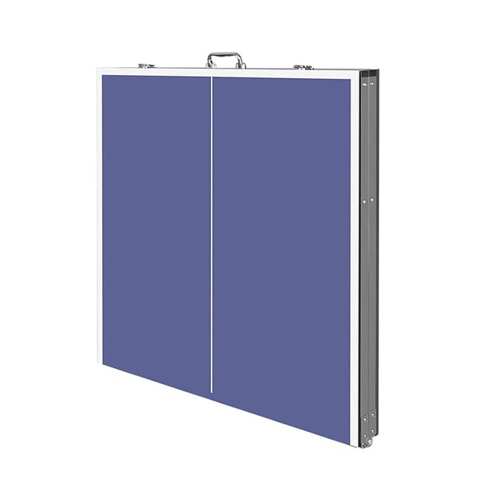 Premium foldable indoor ping pong table with attached net on wheels for home game rooms — view 3