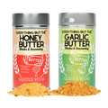 Better Than Butter Seasoning Set with garlic and honey butter artisanal spice blends in shaker bottles