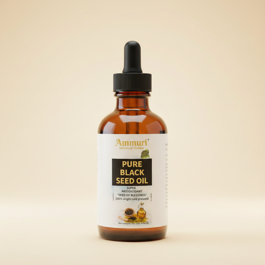 Cold-Pressed Black Seed Oil for Skin & Hair | Ammuri-0