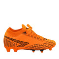 Blast Adult Football Boots in orange and black with knitted sock and studded outsole