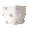 Blush Pom Basket - Large-0