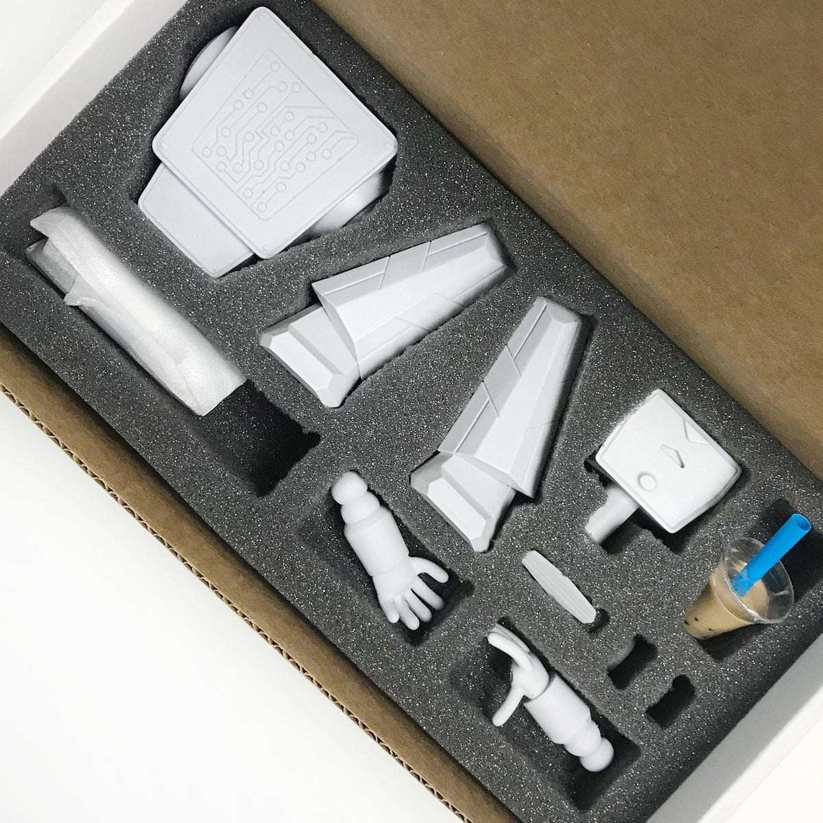 Boba Bot Unpainted Resin Figure (DIY Kit)-0