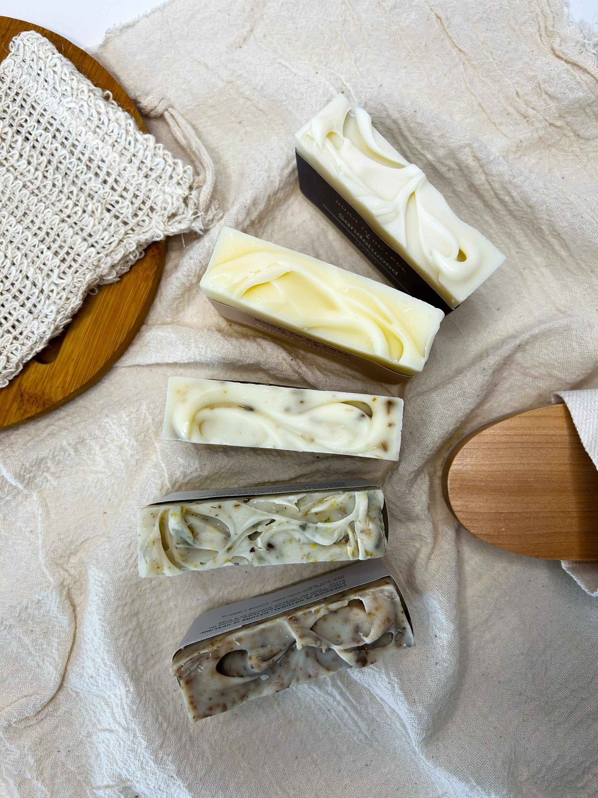 Dried Chamomile & Calendula Unscented Tallow Soap Bar-3
