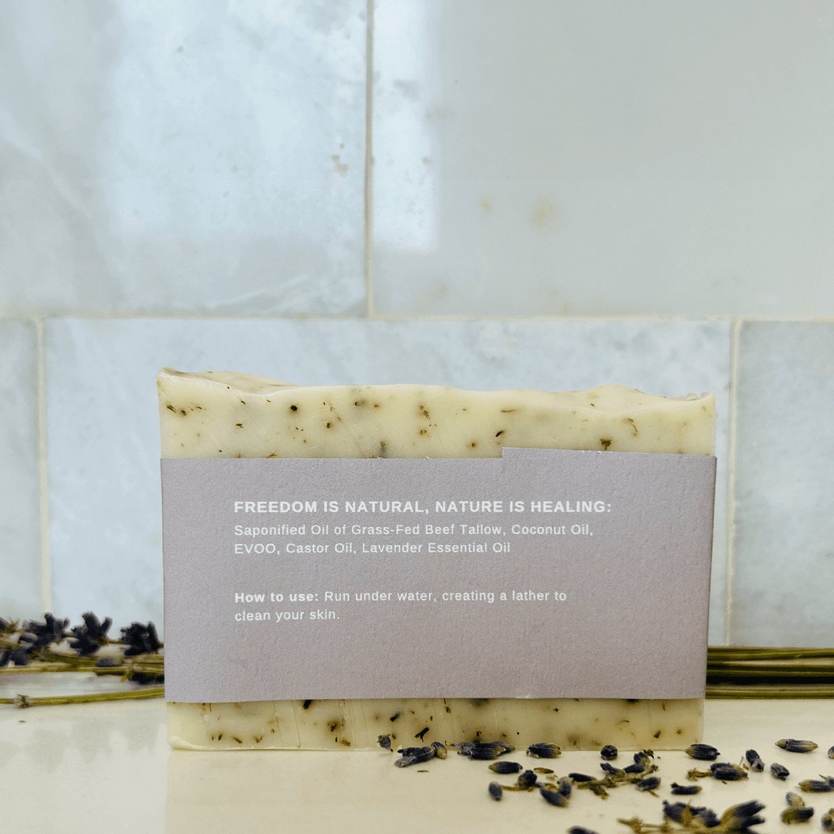 Lavender Tallow Soap Bar-1