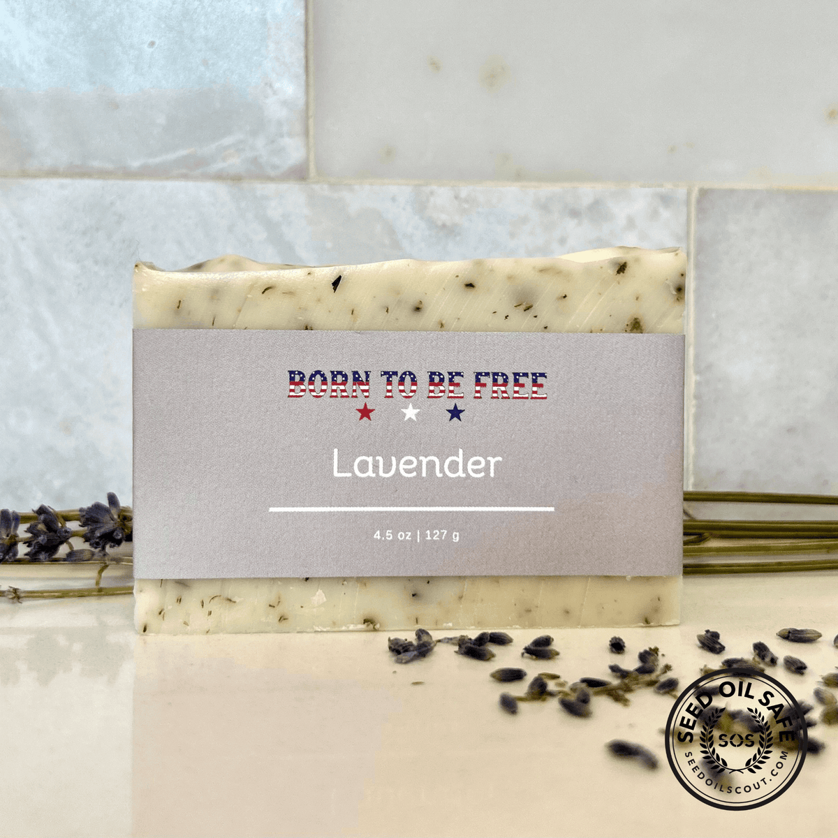 Lavender Tallow Soap Bar-0