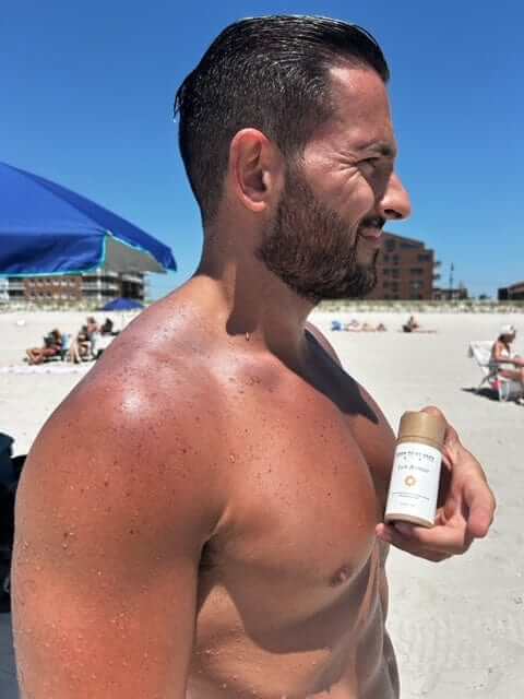 Natural tallow based mineral sunscreen stick in a compact travel friendly twist applicator tube — view 5
