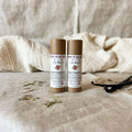 Sweet peppermint lip balm in eco-friendly Kraft paper push-up tube for natural chapped lip relief