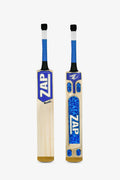 ZAP Bouncer tennis cricket bat in Kashmir willow with scooped back and chevron grip handle