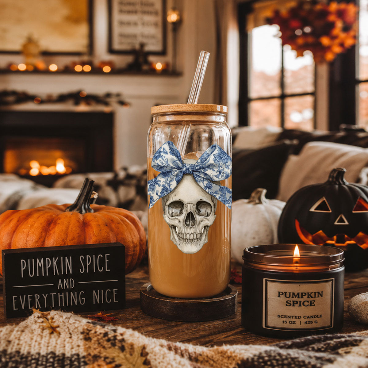 Bow Skull 20oz-4