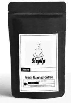 Breakfast Blend whole bean coffee in a premium bag medium roast with dark chocolate flavor notes — view 2