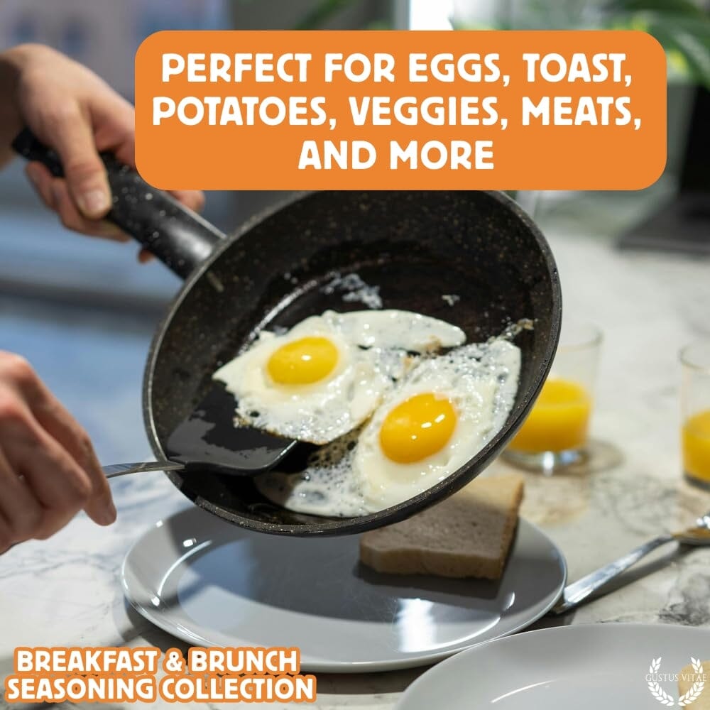 Breakfast and brunch gourmet seasoning six piece set with all natural ingredients in magnetic tins — view 3