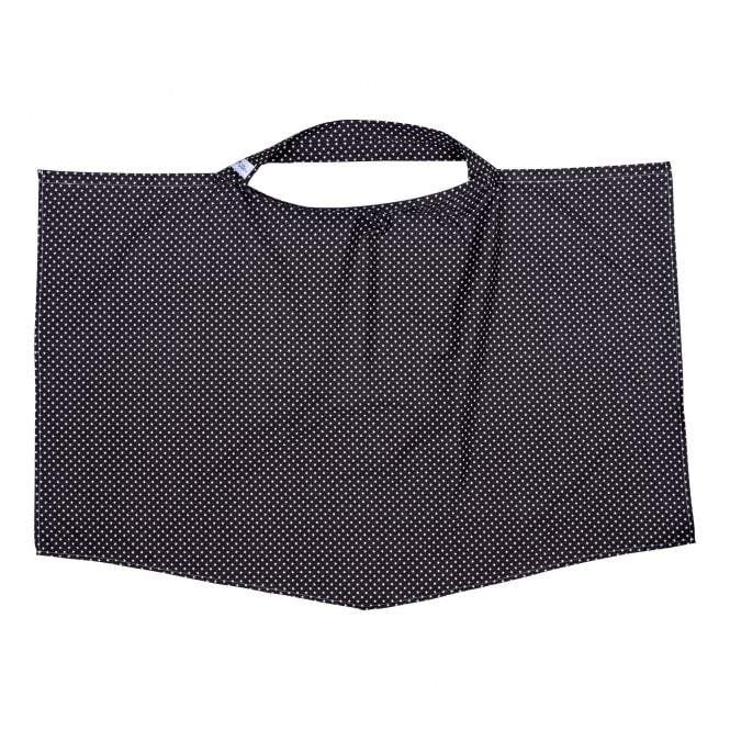 White stars breastfeeding apron made of lightweight cotton with an adjustable boned neckline — view 4