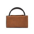 Leather AirPods Max case with adjustable crossbody strap in premium full-grain vegetable-tanned Italian leather