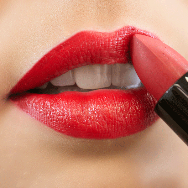 Velvet semi-matte lipstick tube in rich color showcasing smooth hydrating formula for natural clean beauty — view 17