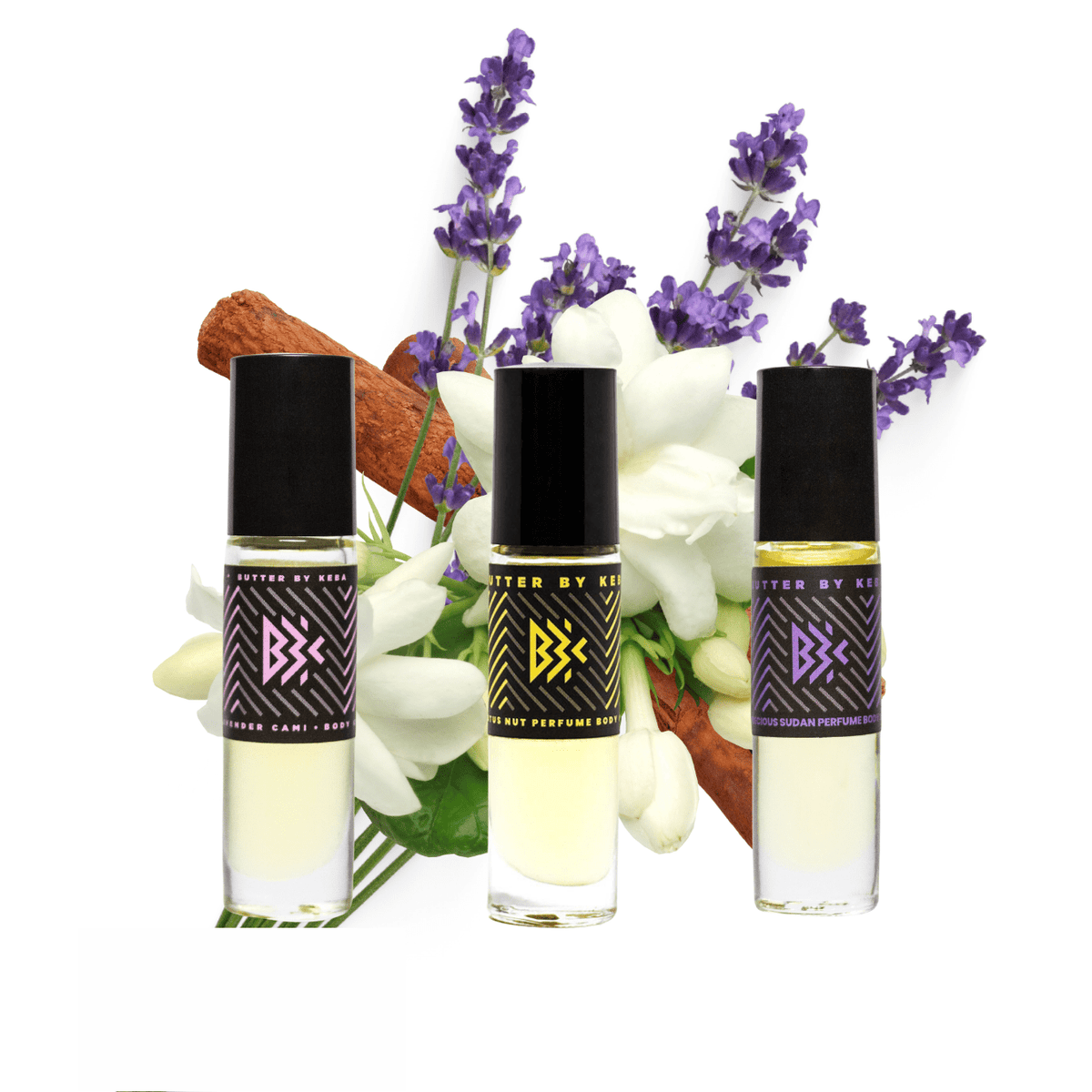 Three Essential All Day Perfume Body Oil Trio - Floral, Spice, Fresh and Clean-1
