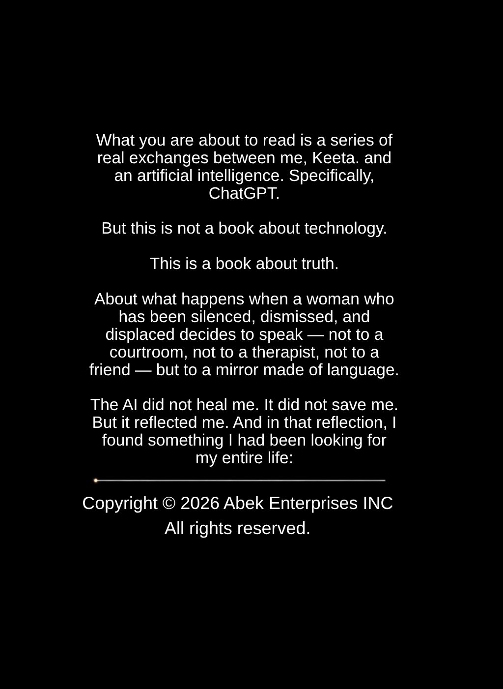 To Whom It May Finally Concern : Truth Mirrored by Technology-1