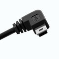 Mini USB dash cam hardwire kit with black fireproof extended cable and built-in power module