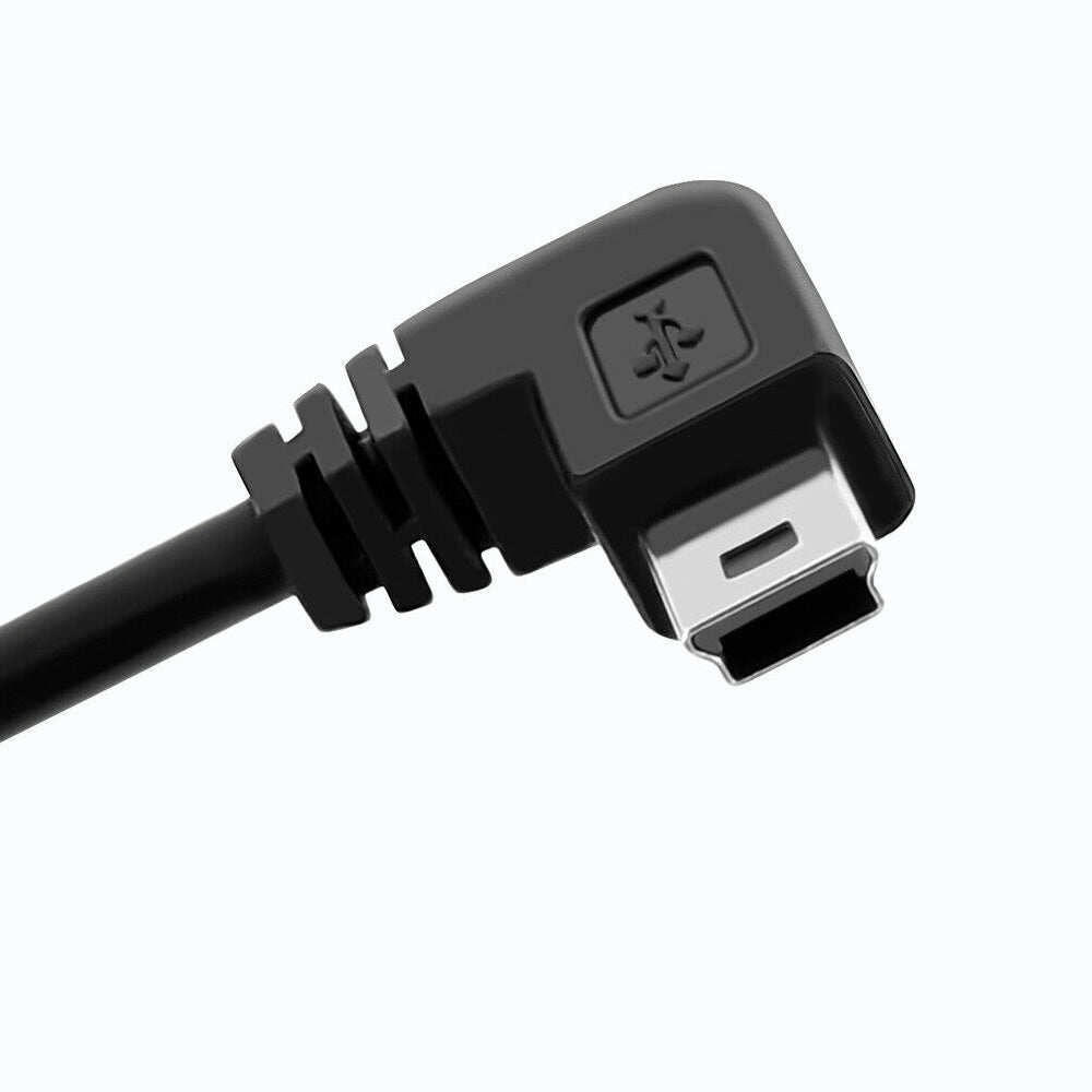 Mini USB dash cam hardwire kit with black fireproof extended cable and built-in power module