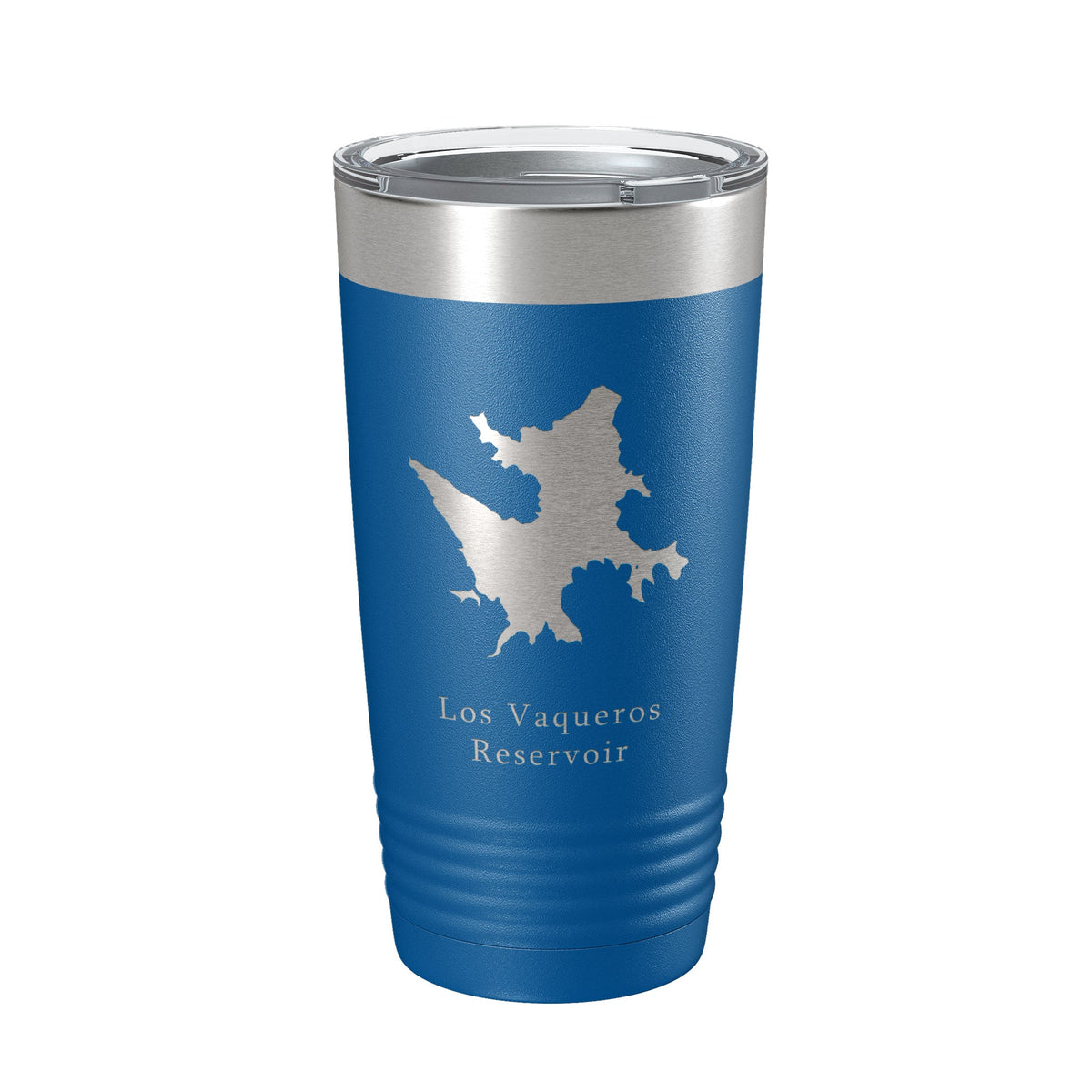 Los Vaqueros Reservoir Tumbler Lake Map Travel Mug Insulated Laser Engraved Coffee Cup California 20 oz-6