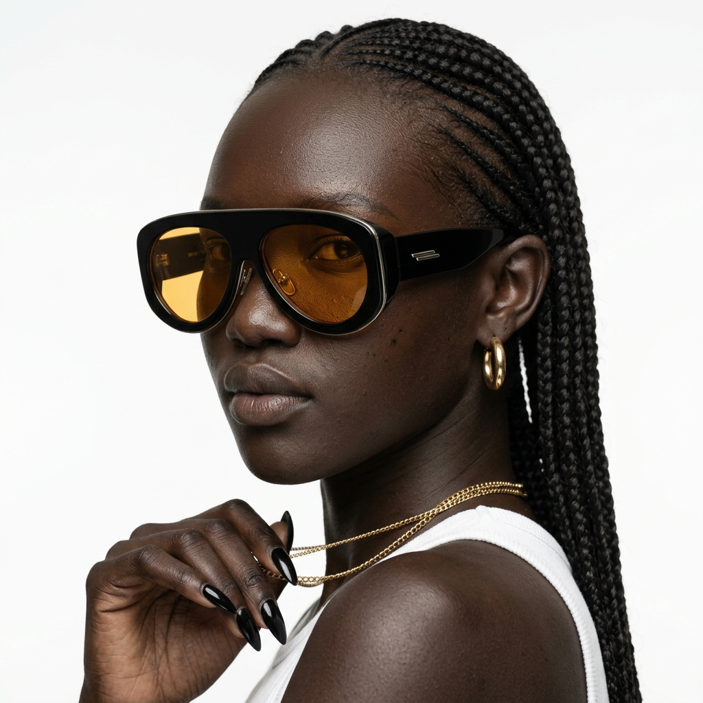 Audacious Oversized Pilot Sunglasses-0