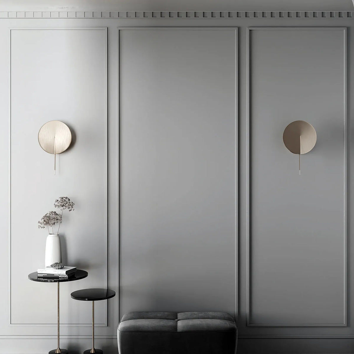 Ready to Assemble Wall Molding Package - 3 Vertical Frames | Easy Installation-0