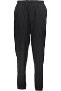 Calvin Klein black women's sports trousers with elastic drawstring waist and ankle cuffs