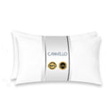 Canvello decorative pillow insert with down feather fill and white cotton cover