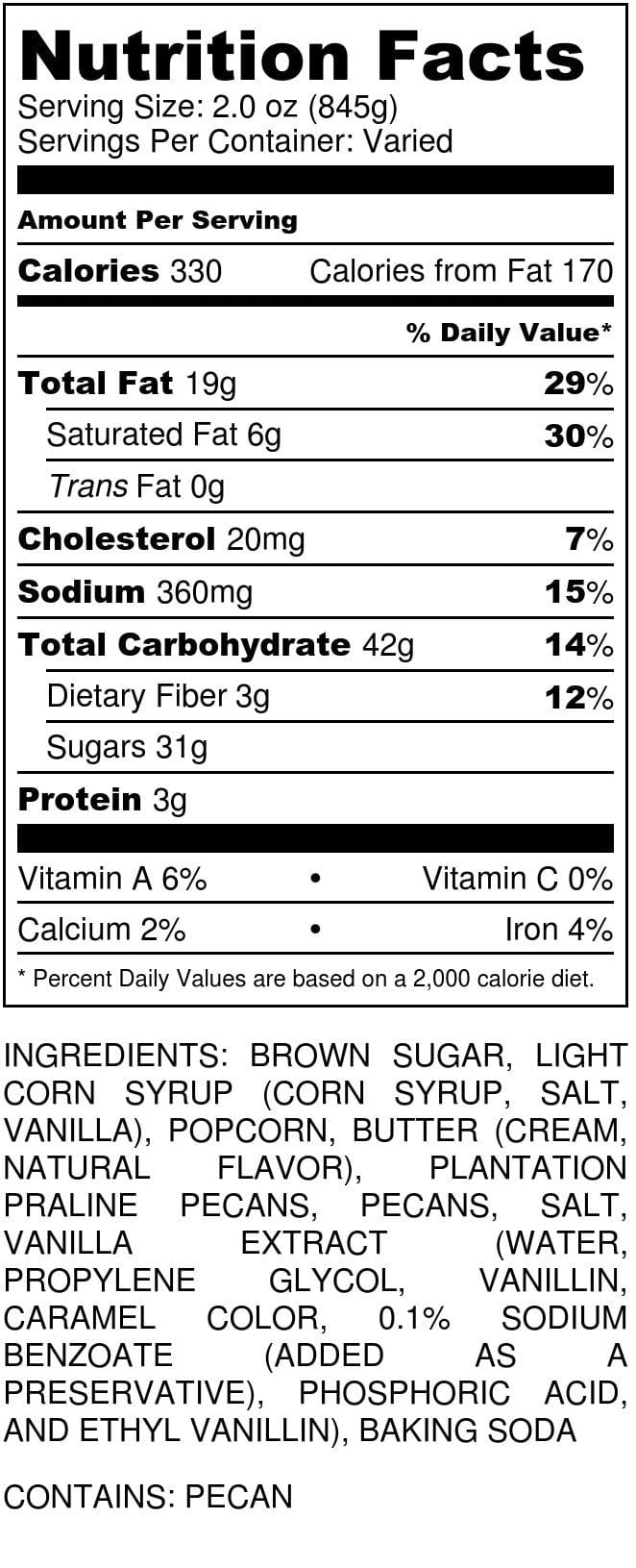 Caramel Pecan Popcorn - 12oz Bag-2