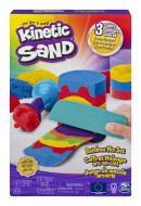 Kinetic Sand Dig and Demolish play set with brown sensory sand, brick mold, and construction truck — view 2