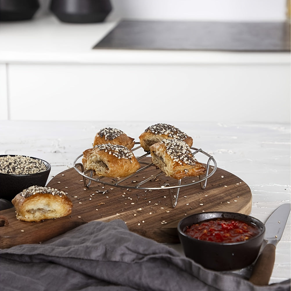 11-piece air fryer accessory kit featuring nonstick cast iron pizza pan and muffin cups — view 5