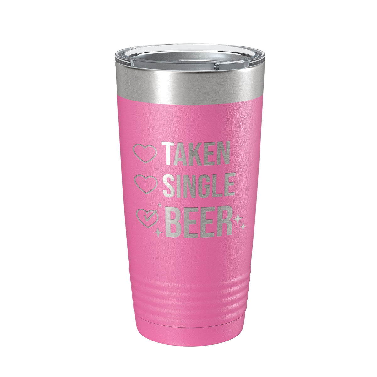 Valentine's Day Funny Tumbler Checklist Galentine's Gift Travel Mug Taken Single Beer Insulated Laser Engraved Coffee Cup 20 oz-11