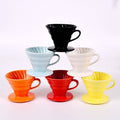 Pour over coffee dripper featuring a reusable stainless steel mesh filter and angled cone design