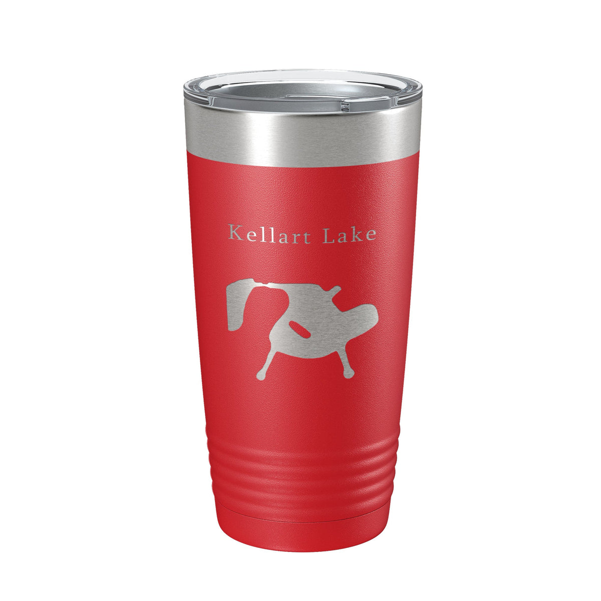Kellart Lake Map Tumbler Travel Mug Insulated Laser Engraved Coffee Cup Illinois 20 oz-10