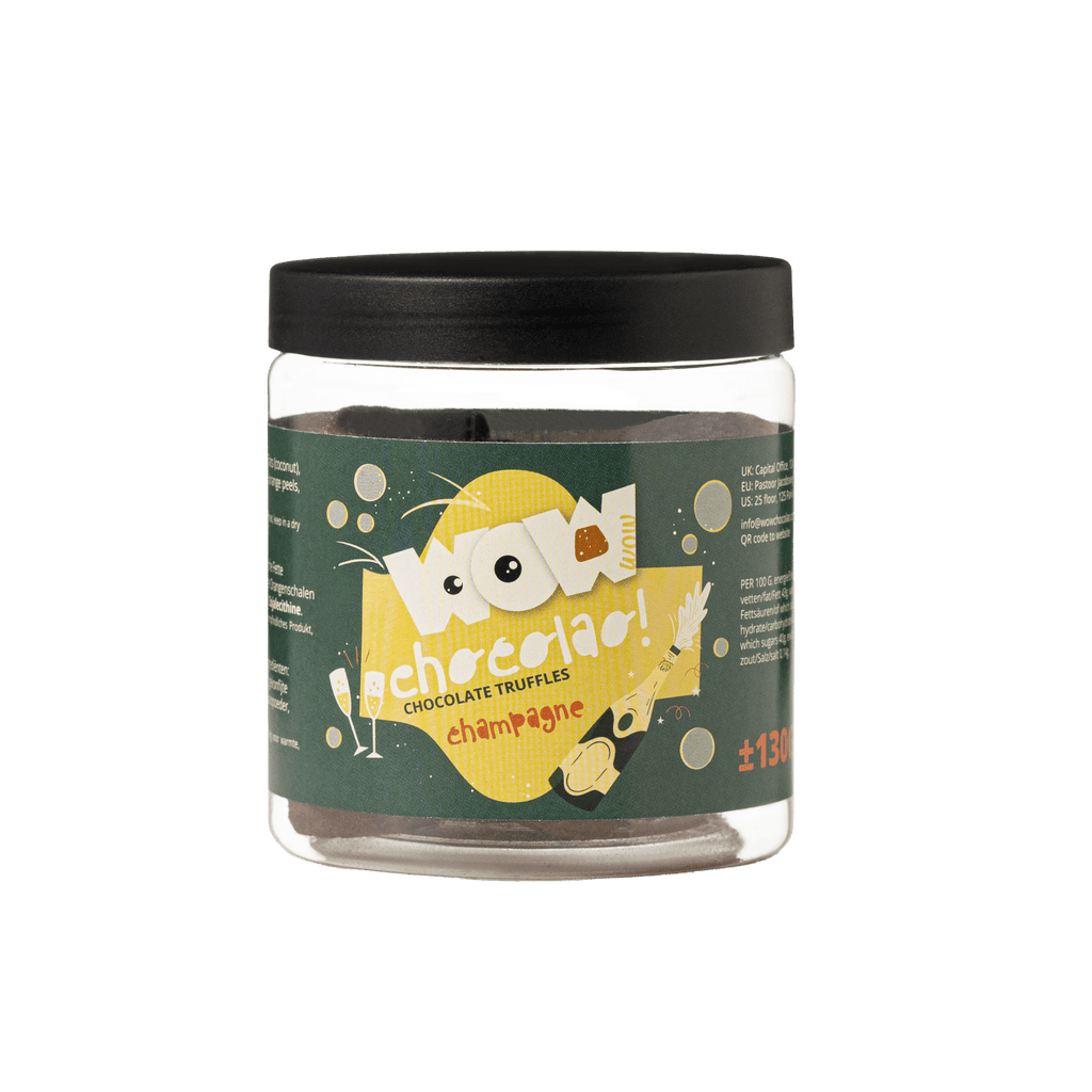 Champagne Chocolate Truffles - Gifting jar 130g-1