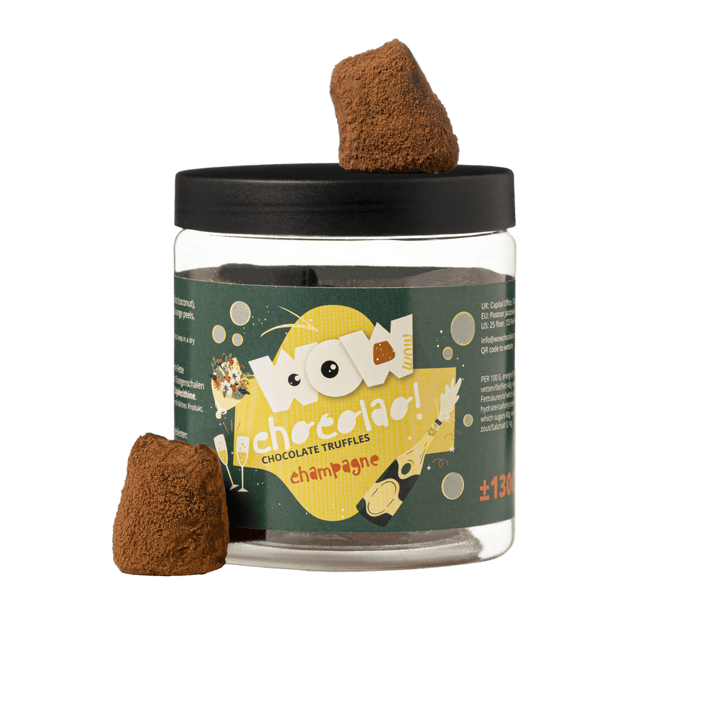 Champagne Mother’s Day Truffles Gift Jar 130g | Luxury Chocolate Gift-0