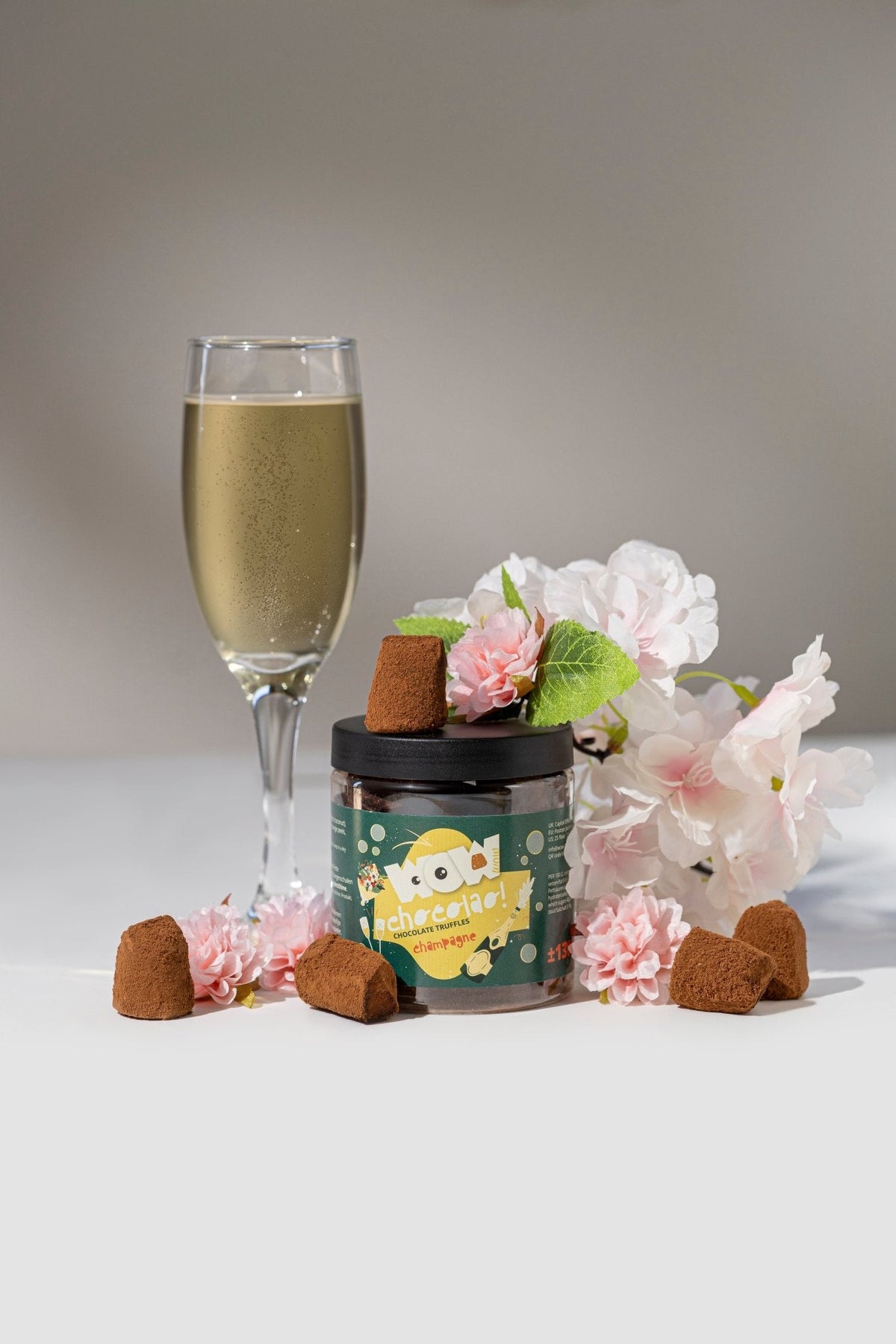Champagne Mother’s Day Truffles Gift Jar 130g | Luxury Chocolate Gift-4