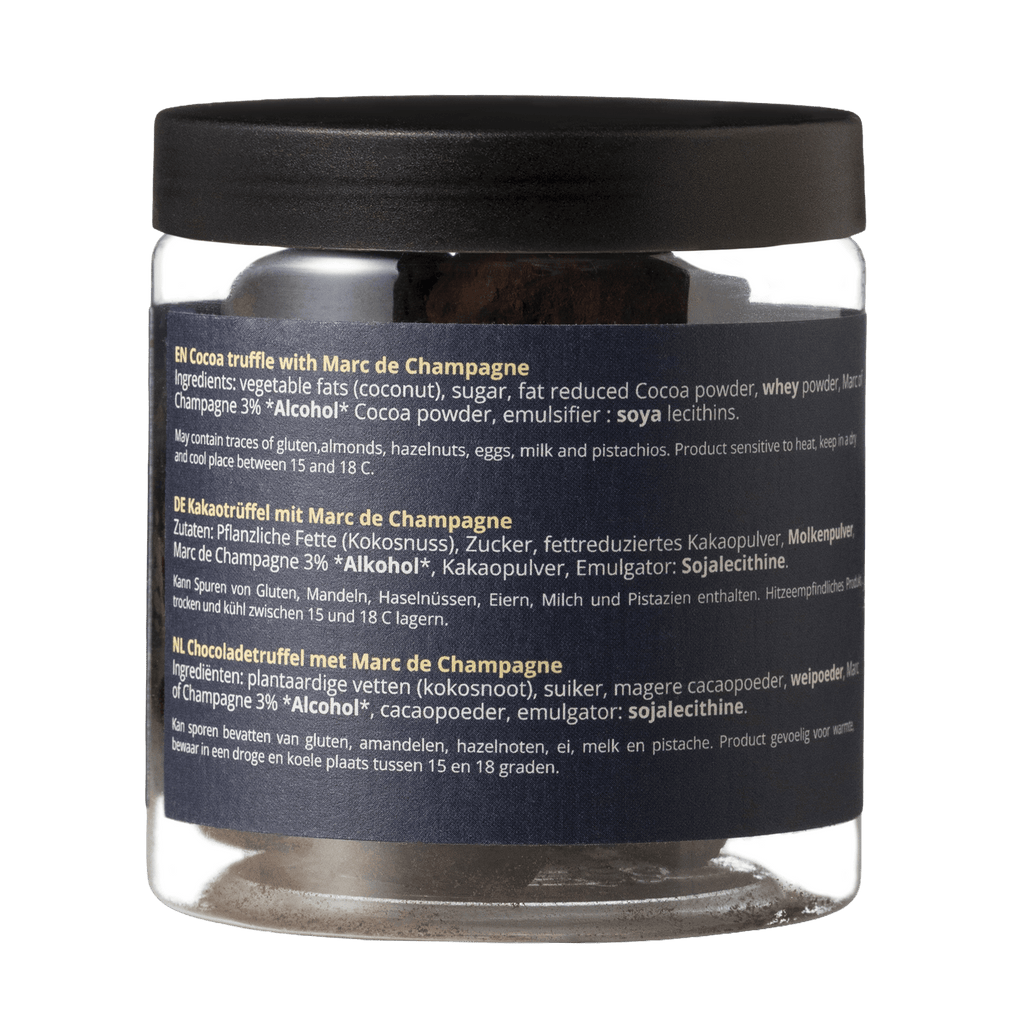 Champagne - New year Chocolate Truffles - Gifting jar 130g-2