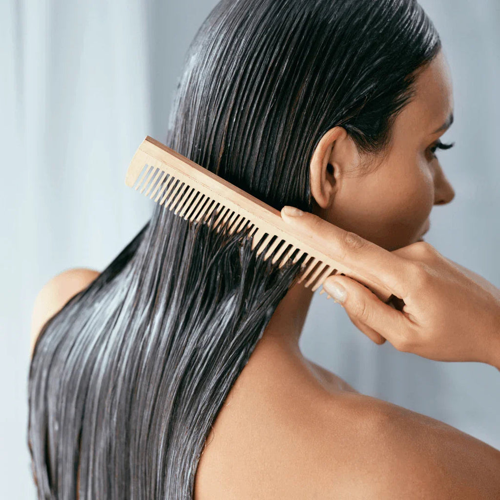 Clarifying conditioner for fine and oily hair in a minimal sustainable bottle by Dot and Lola — view 4