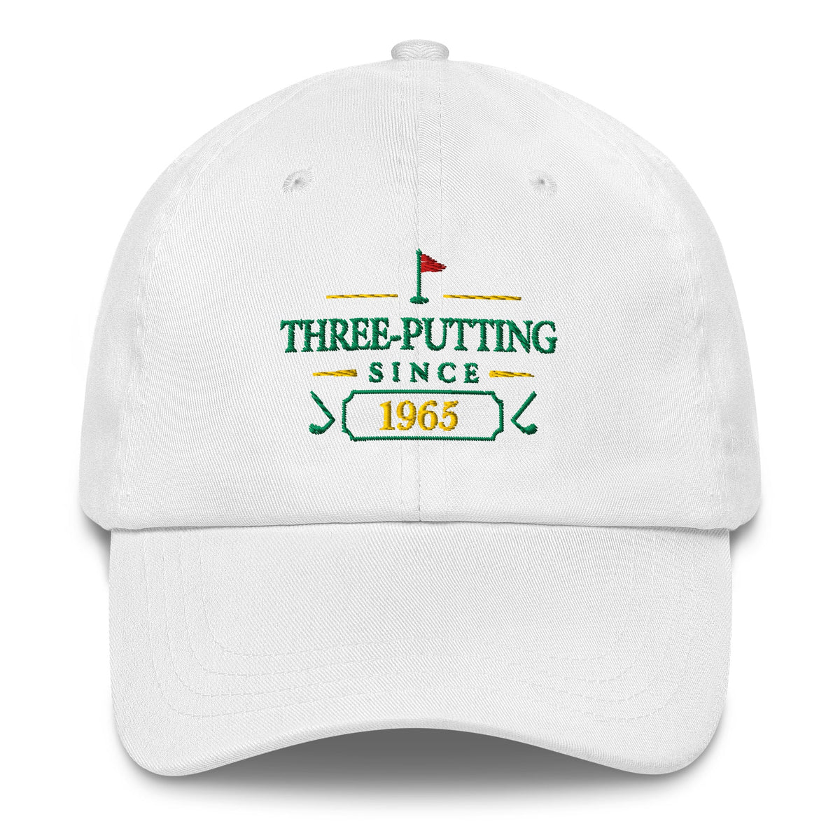 Three-Putting Since "Year" - Custom Dad hat-0