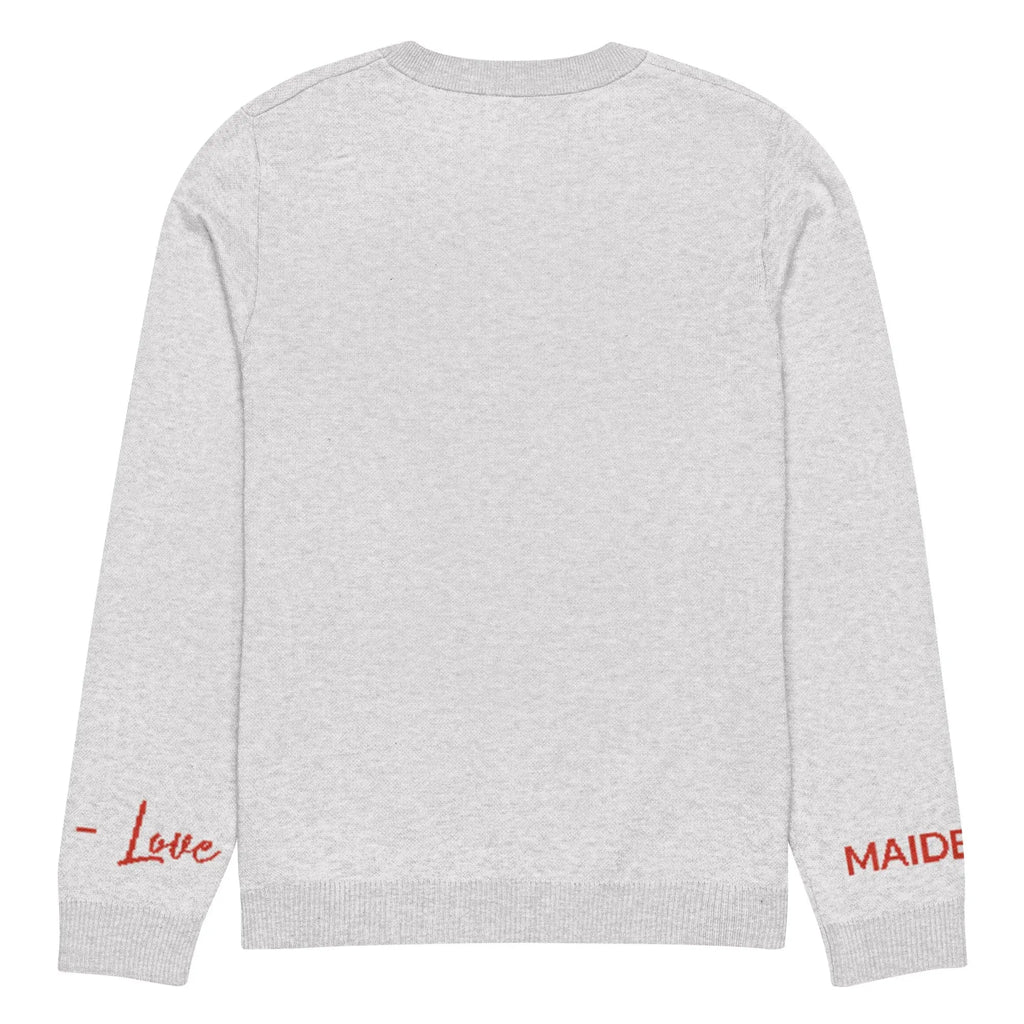 Heart - Knitted crew neck sweater BLEACH-1