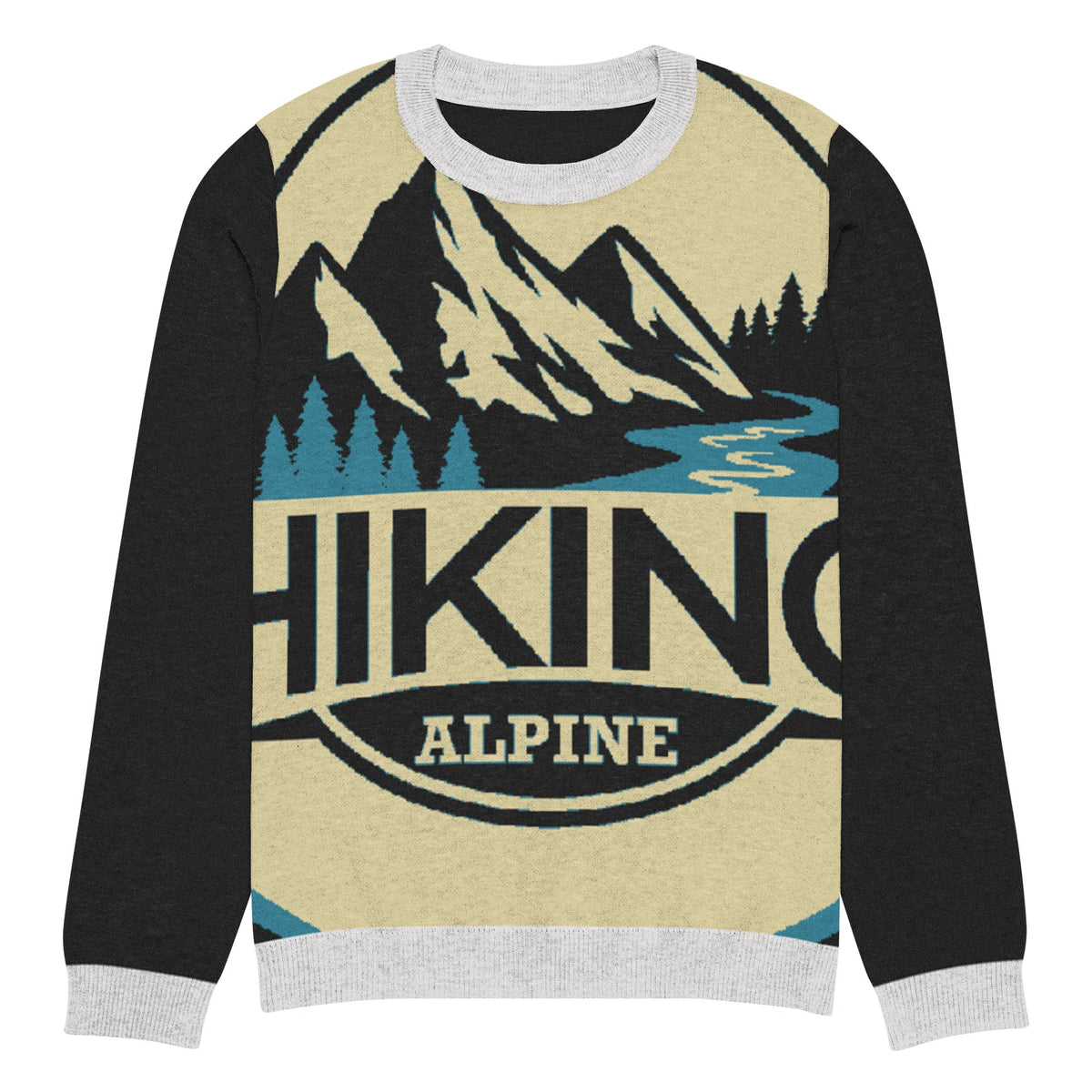 Hiking Alpine Knitted crew neck sweater-8