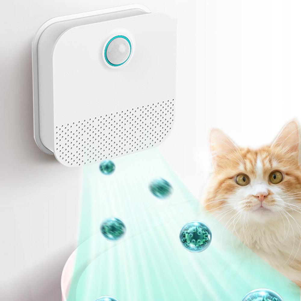 Clean Scent Cat Odor Eliminator, compact ABS plastic air purifier for litter box odor control