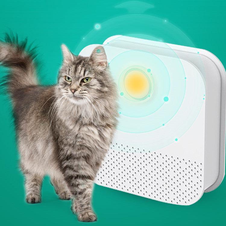 Clean Scent Cat Odor Eliminator, compact ABS plastic air purifier for litter box odor control — view 2